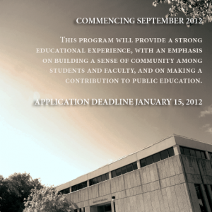 PhD Program in Educational Administration