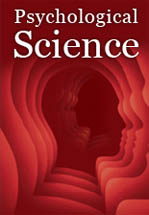 cover of Psychological Science journal