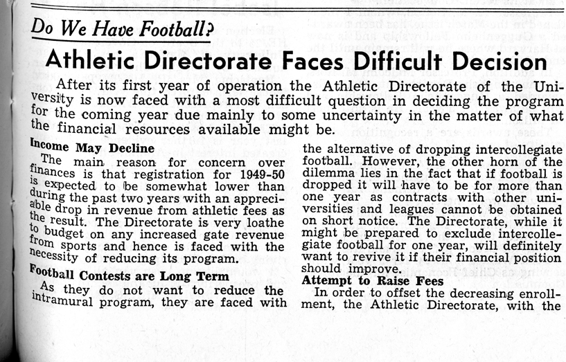 1949 football story.