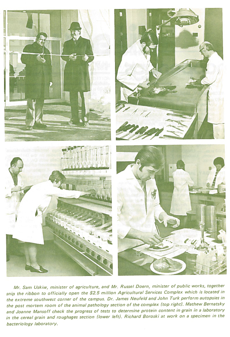 Ag Services Complex opening, 1973.
