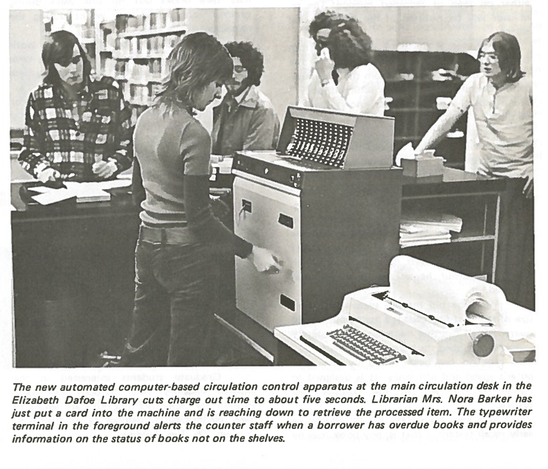 Dafoe Library, 1971.