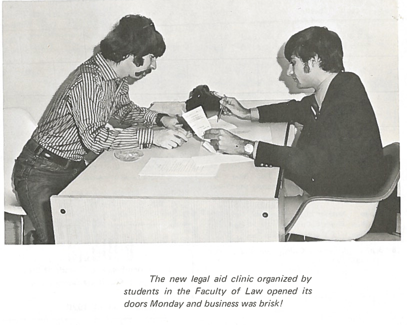 Legal Aid Clinic, 1970.