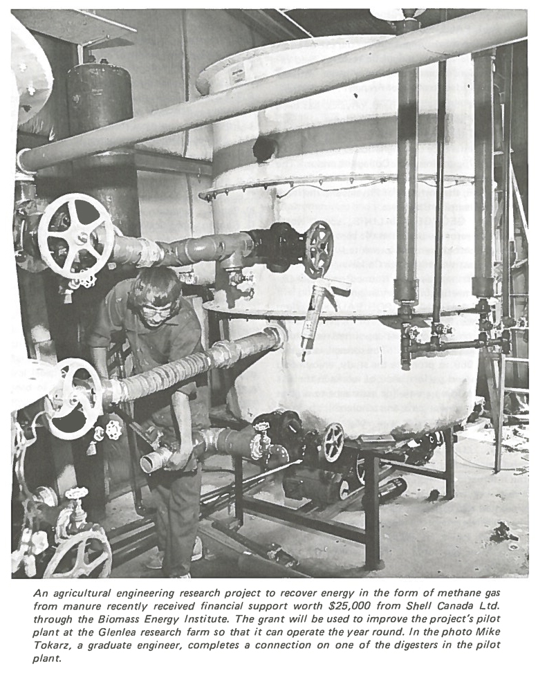 Methane gas, 1974.