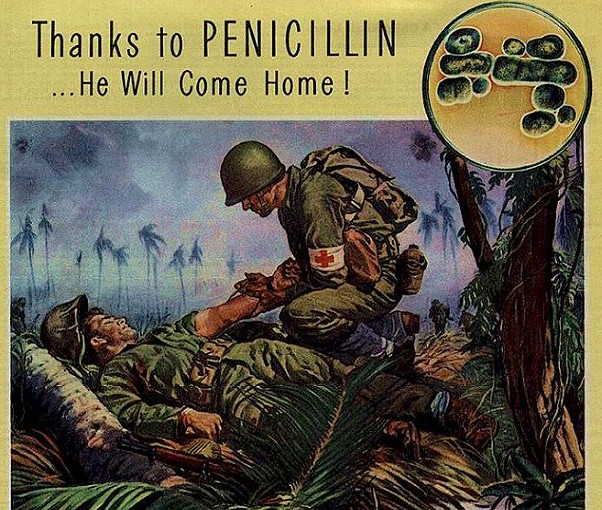 world war 2 ad for penicillin