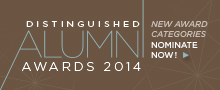 Nominate someone you know for a Distinguished Alumni Award!