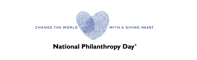national Philanthropy Day logo