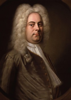 Composer George Frideric Handel as acptured by painter Balthasar Denner
