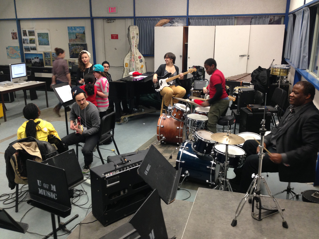 The Faculty of Music's CanU after-school program: The CanU Jazz Academy.