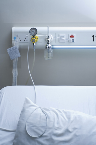 inpatient bed in hospital