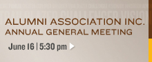 Alumni Association Inc. Annual General Meeting