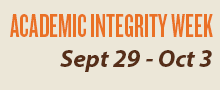 Academic Integrity Week