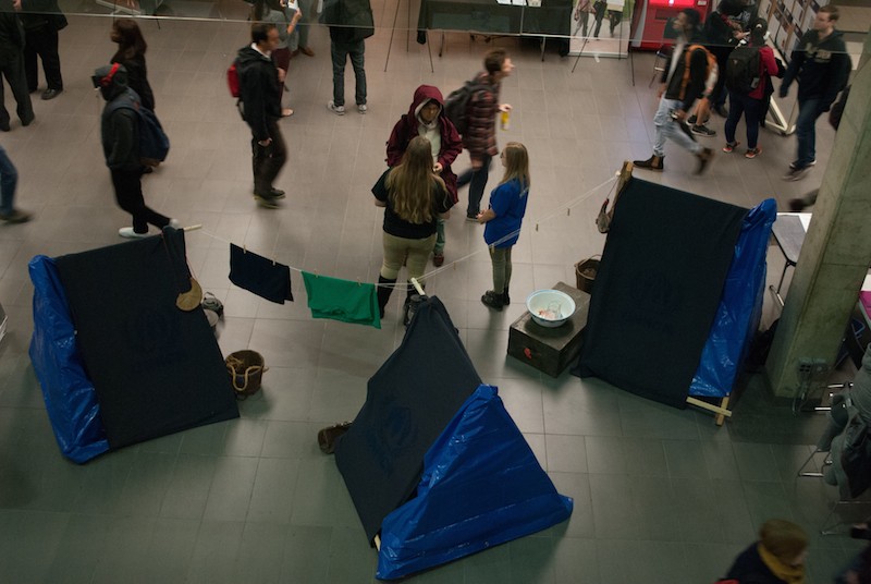 On November 5th, as part of World Opportunities Week, the WUSC local committee will host a Mock Refugee Camp(us) in University Centre. The Mock Refugee Camp(us) is a space for students to learn about issues connected to forced migration and resettlement in Canada. 