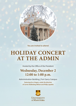 Holiday Concert at the Admin Building