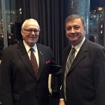 Marcel Desautels and Edmund Dawe at the alumni event held in Toronto on November 19, 2015