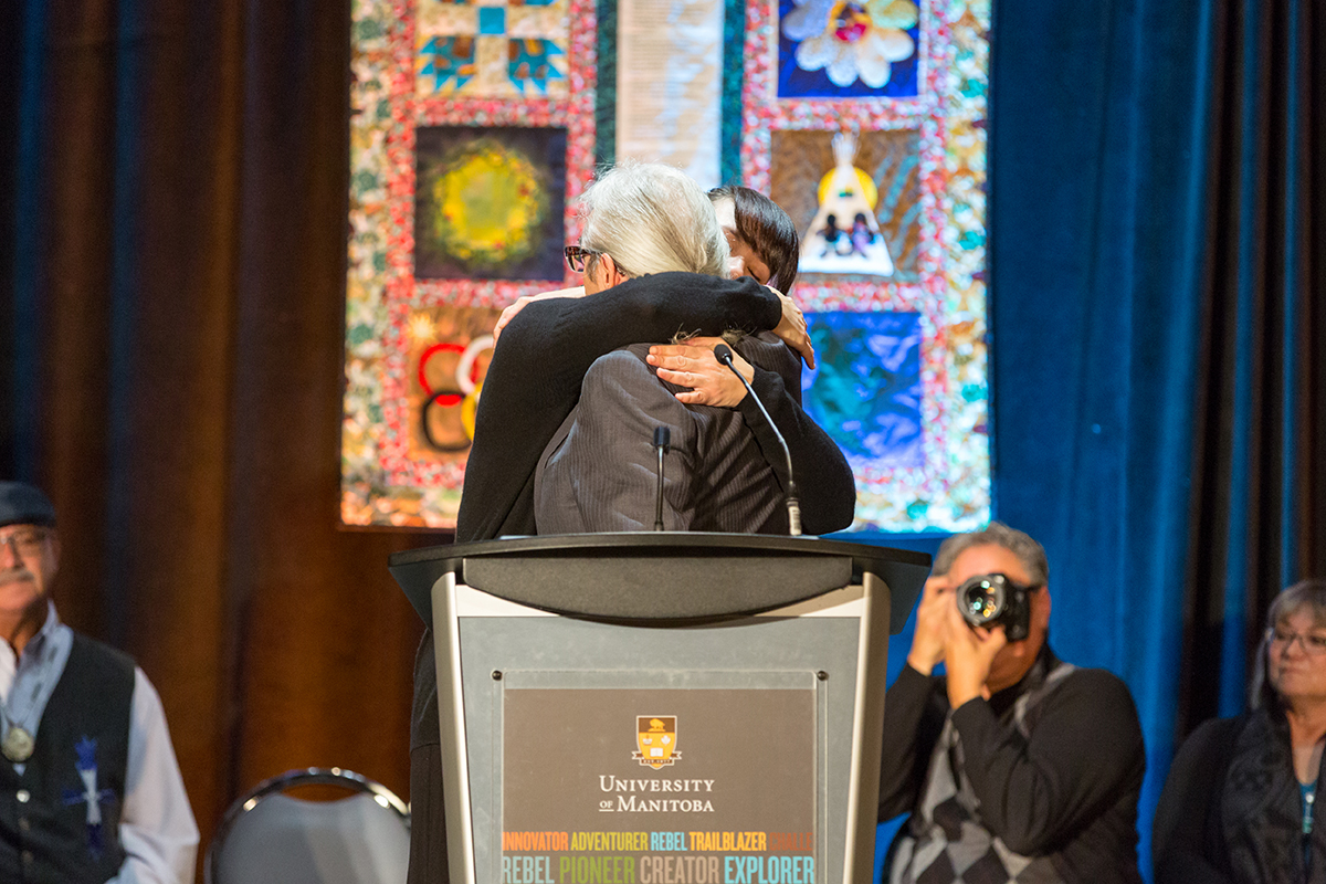 Phil Fontaine, former National Chief of the Assembly of First Nations, was honoured in a special ceremony marking 25 years since he first spoke on national television about his experience of abuse at a Residential School and pressed the importance of reconciliation in Canada.