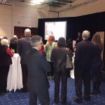 David Barber speaks at the alumni gathering in Vancouver on December 7, 2015