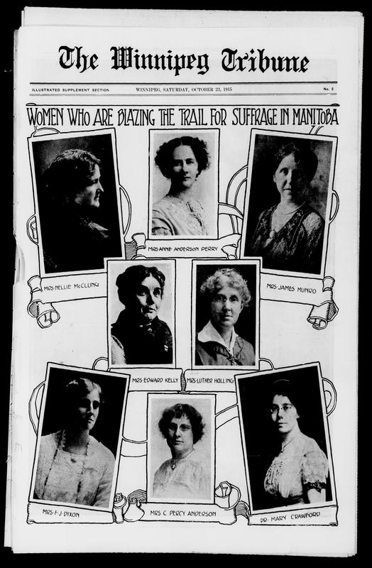 Winnipeg Tribune cover, Jan. 1916