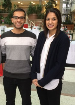 Med Students: Rami (left) and Zeenib (right)