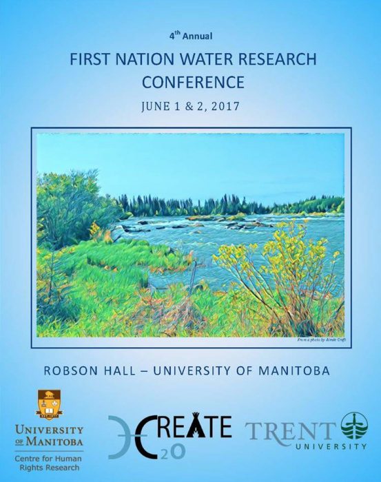 4th annual H2O First Nation drinking and wastewater research conference poster