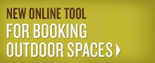 New online tool for booking outdoor spaces