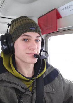 Justin Budyk flies a Cessna-152 in southern Manitoba. He got his private pilot license in 2014 and flies recreationally. His goal is to combine his love of science and flying in his future occupation.