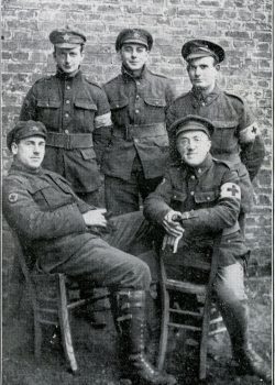 The men of the 11th Field Ambulance, University of Manitoba students