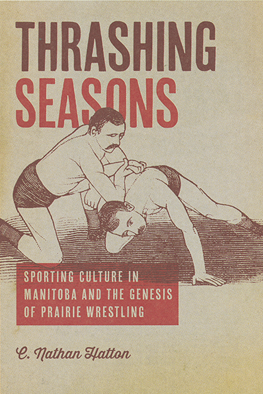 an illustration of two men wrestling