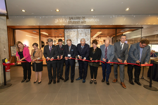 The official opening of the Marilyn and Monty Hall Retrospective Exhibit took place on Sept. 30, 2018
