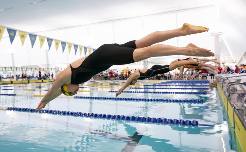 Bison Swimmer Kelsey Wog.//Photo: Rich Lam, UBC Athletics