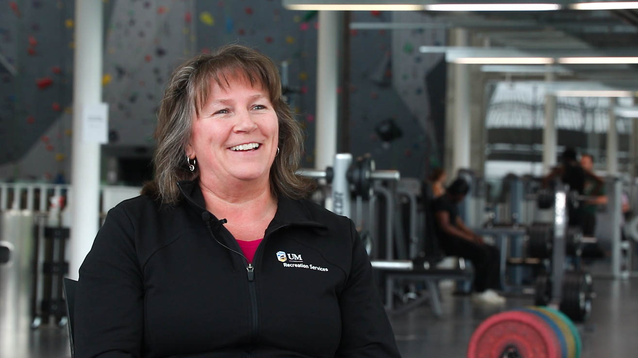 A headshot of Julia Panchyshyn in the Active Living Centre