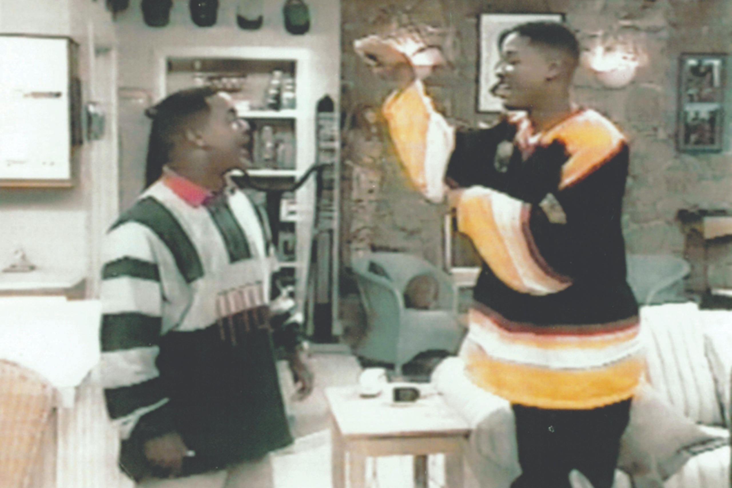 Carlton Banks from Fresh Prince of Bel Air wearing Mondetta