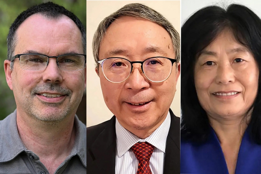 From left: Dr. Qiang Zhang, Dr. Harold Aukema and Dr. Ying Chen.