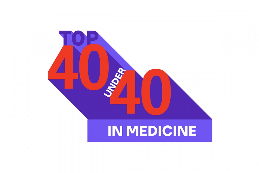 Top 40 Under 40 graphic.