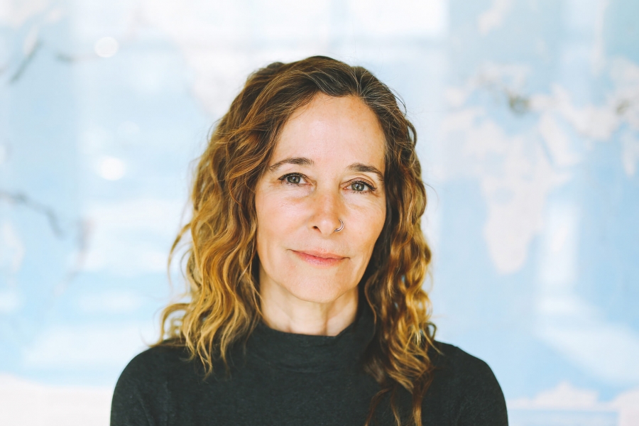 Julienne Stroeve looking at camera