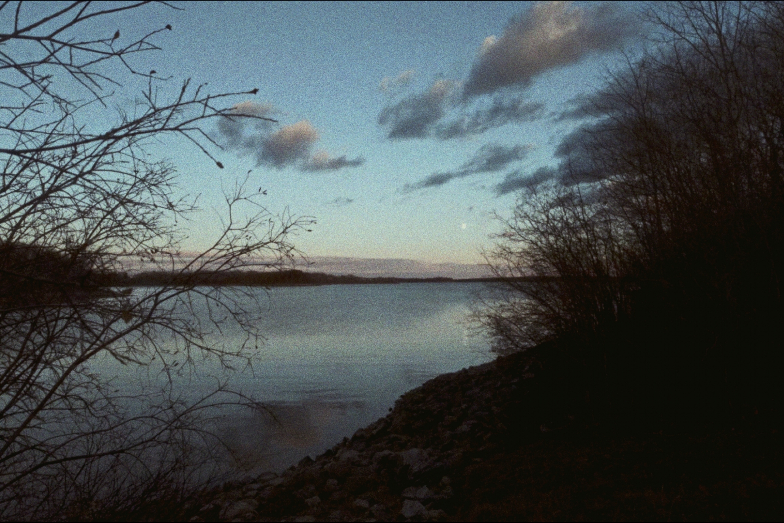A beautiful lake in the Indigenous community of Nelson House, where circuit court is held.