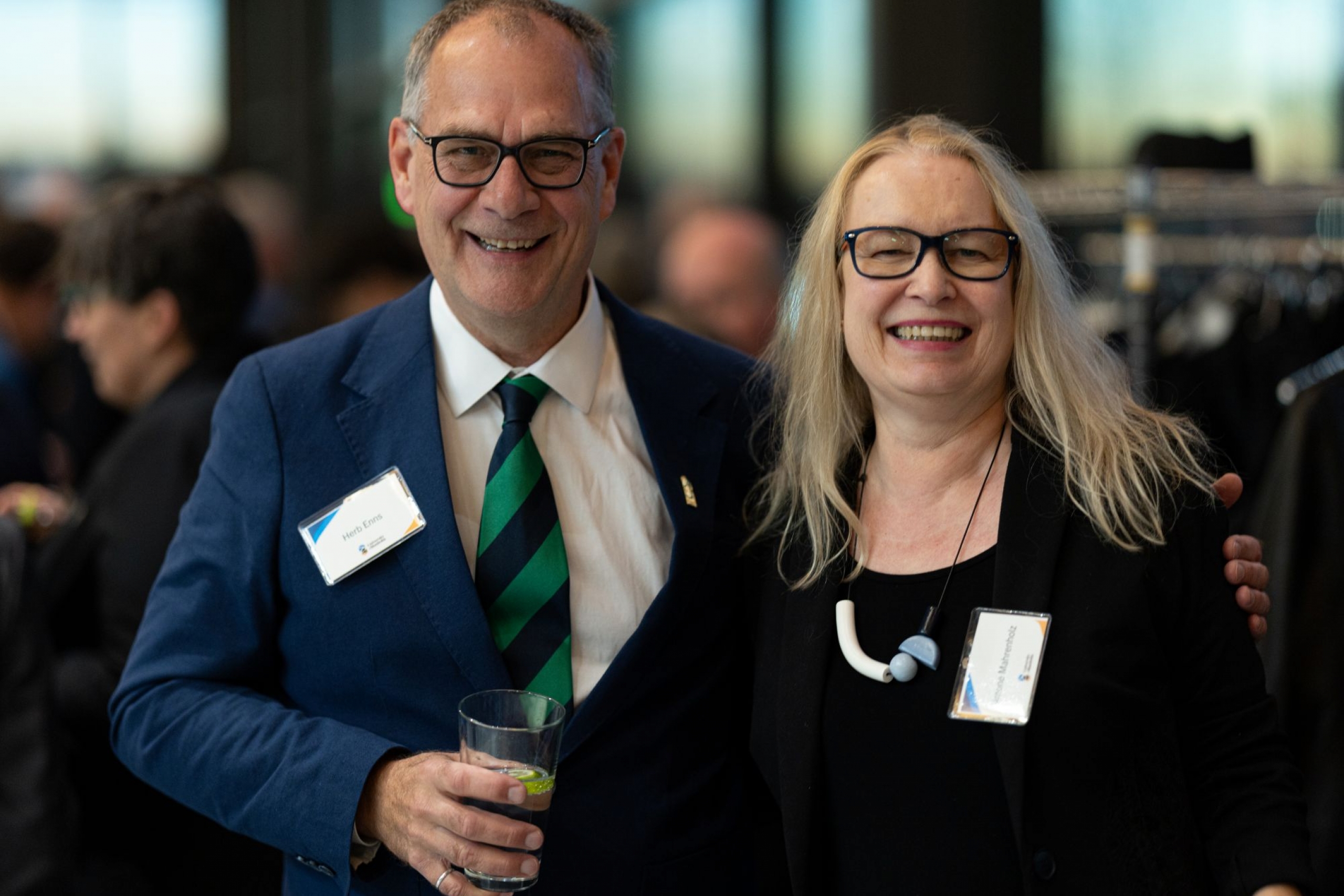 Herbert Enns and guest