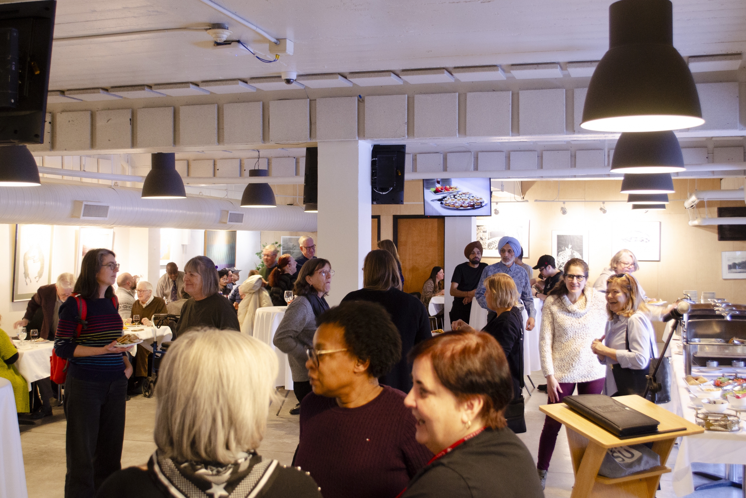 Guests at Ian Park's retirement celebration