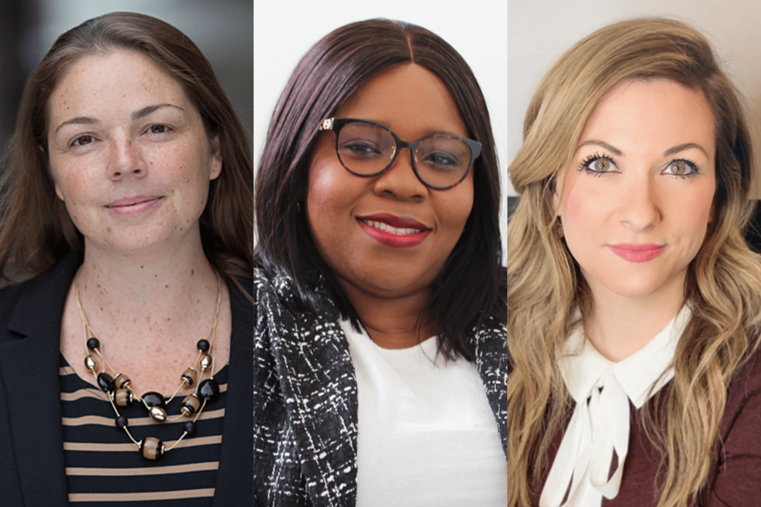 Photos of Dr. Christine Mayor, Dr. Blessing Ojembe, and Dr. Ashley Stewart-Tufescu