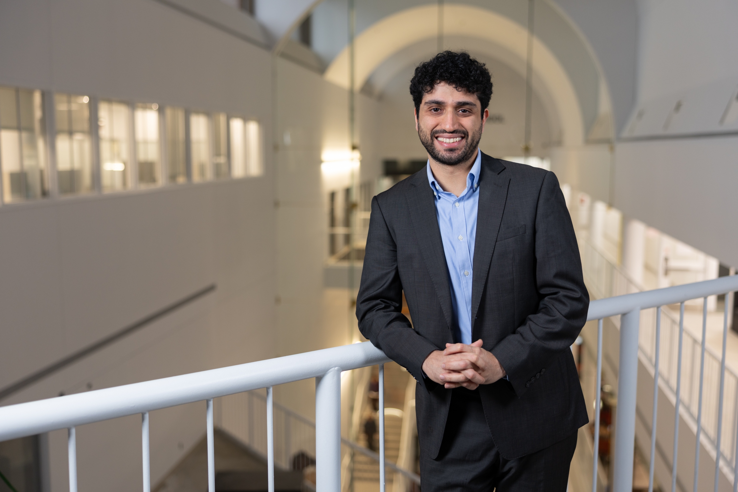 Pouyan Tabasi-Nejad inside the Drake Centre