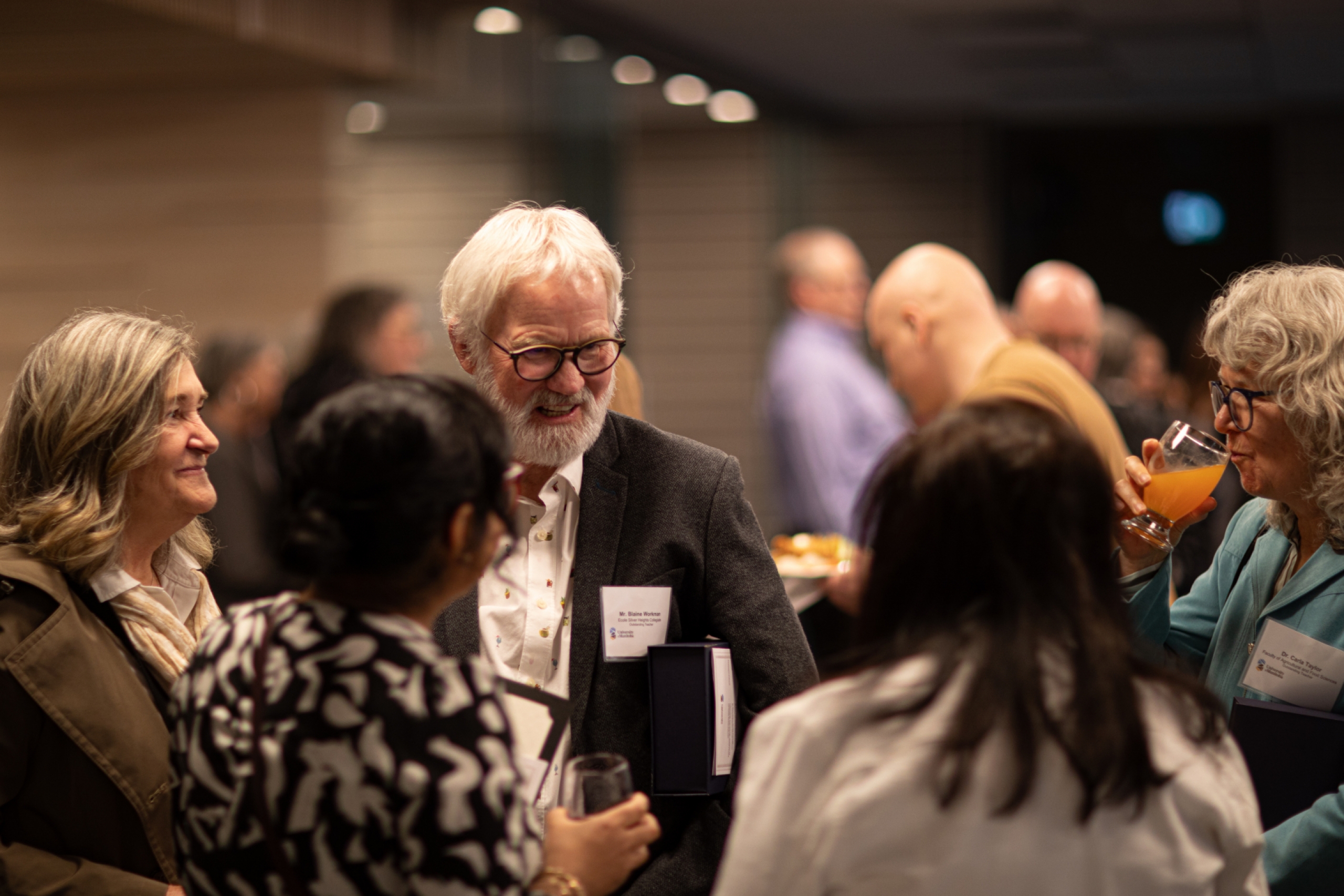 People talking at STRR event