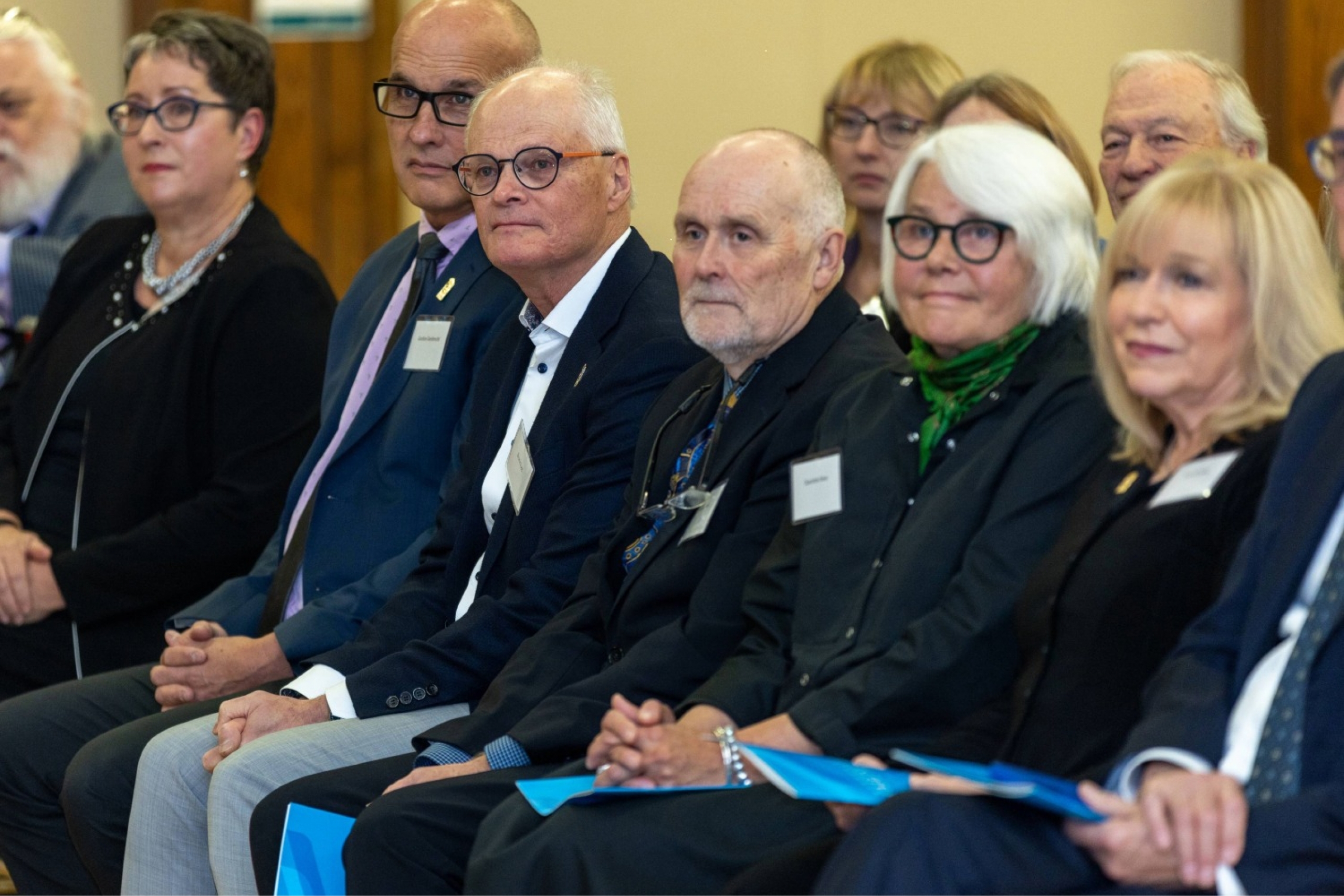 Several Professors Emeriti seated at the Honouring Emeriti event in November 2024.
