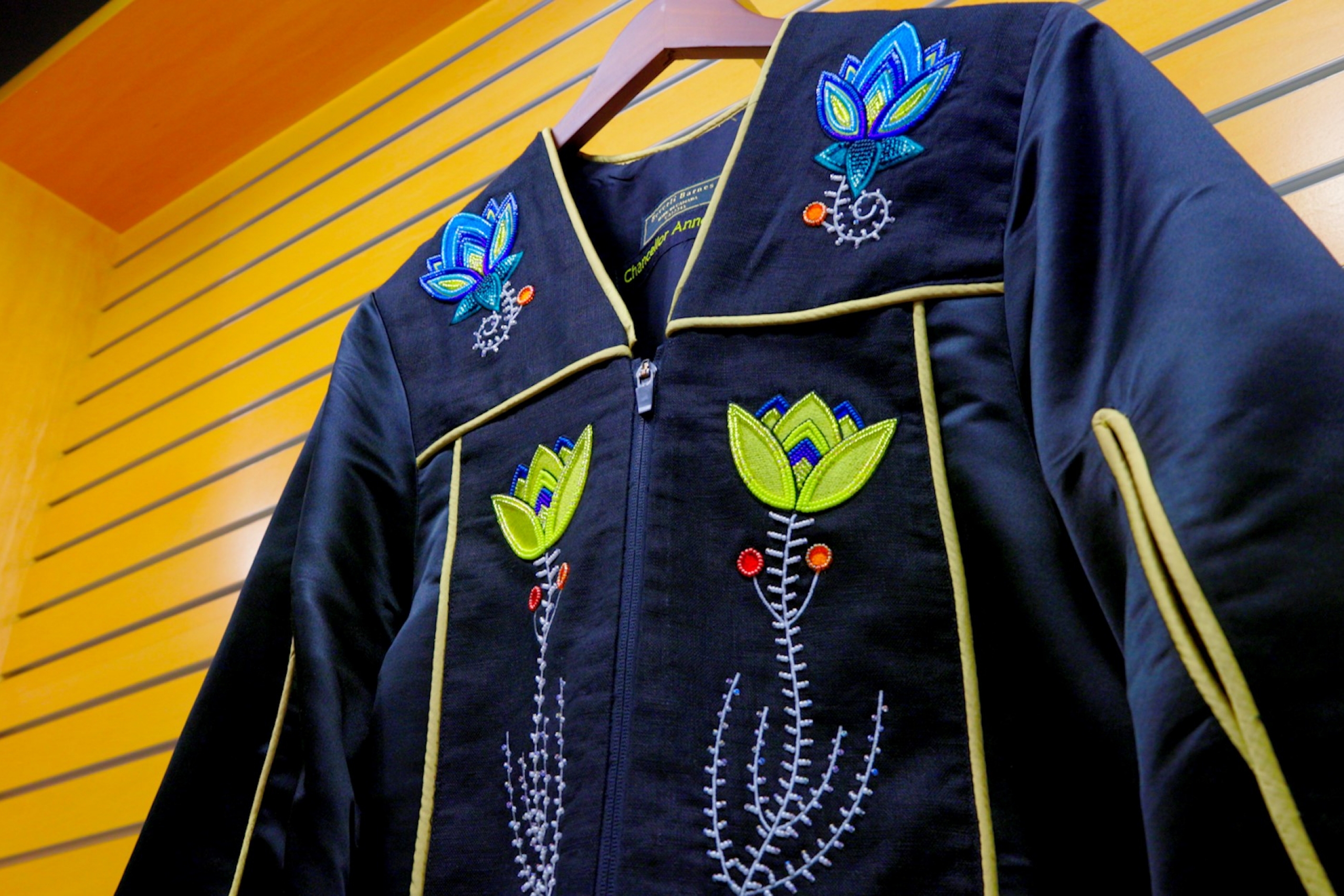 The Chancellor’s new Convocation gown