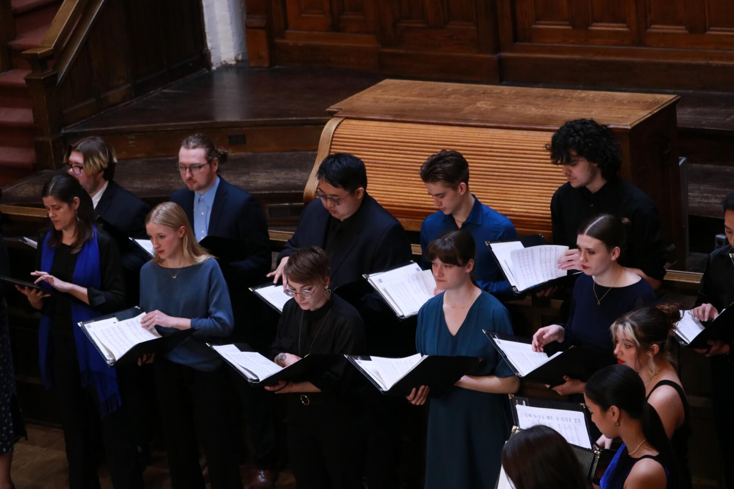 Tianna Masters performing with the University Singers in spring 2023.