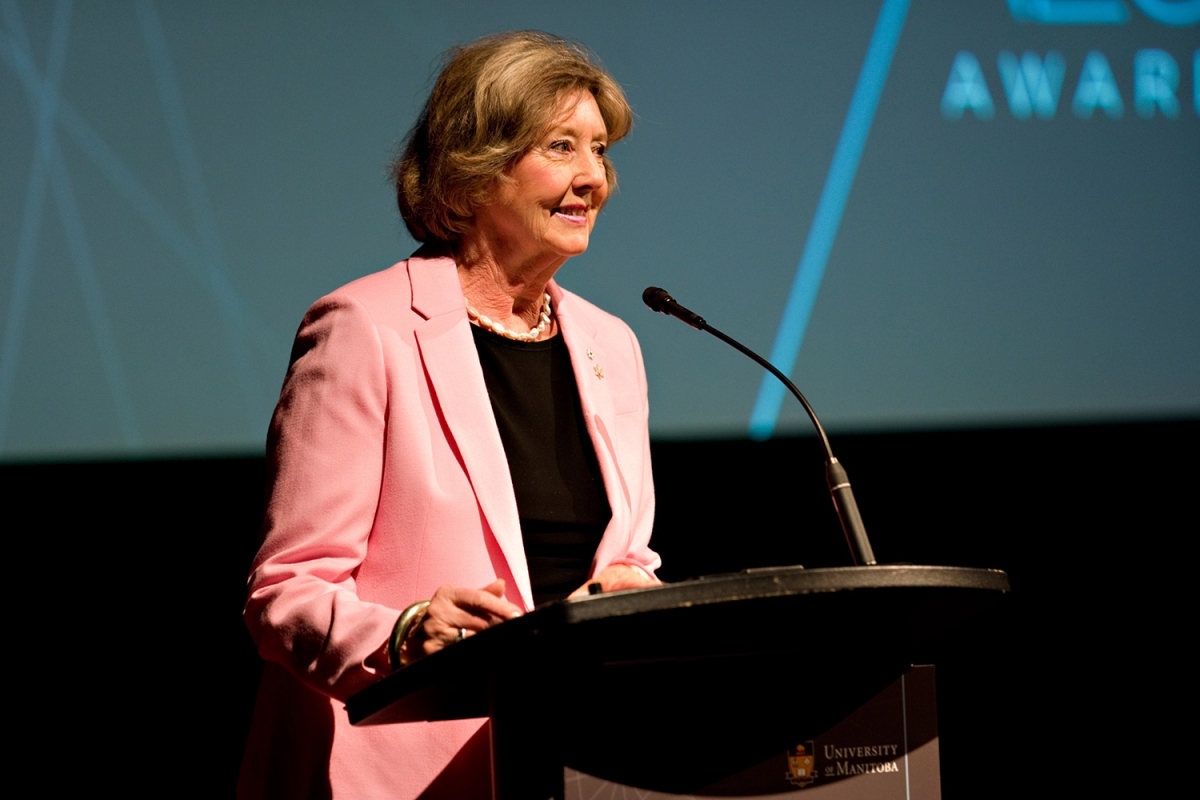 The Honourable Janice C. Filmon CM, OM, Lieutenant Governor of Manitoba.