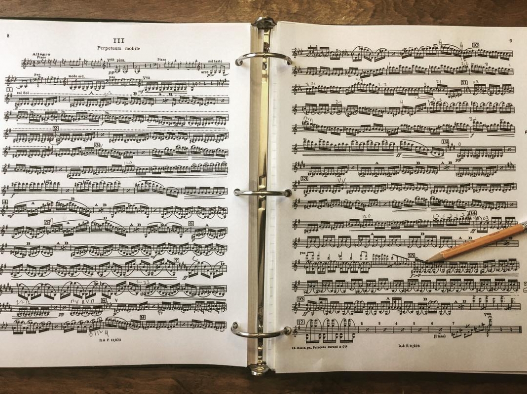 Because I've got the afternoon off, I have time to catch up on learning some solo music for my upcoming tour in British Columbia. If you don't read music, just know that this is piece is really, really fast! - Gregory