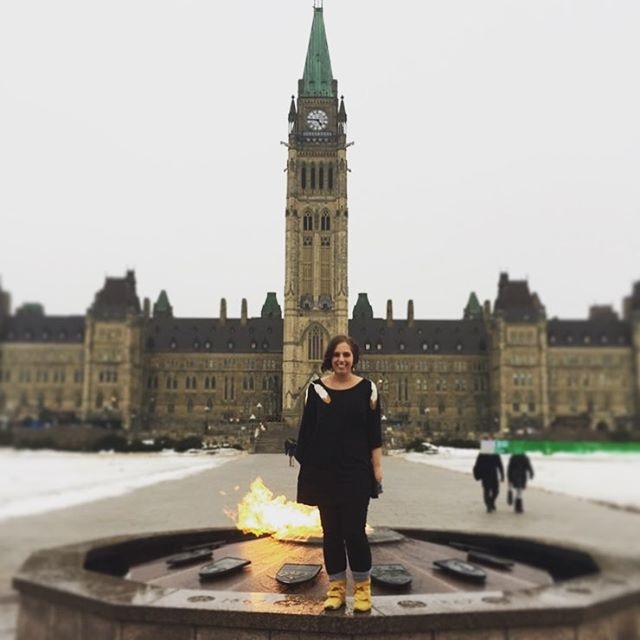 Tansi, boozhoo! Happy International Women's Day! My name is Taylor Morriseau and I am here on unceded Algonquin territory this week representing my federal riding of Provencher in the Daughters of the Vote National Leadership Forum. There are 338 incredible women with me today to take our rightful place in the House of Commons. We are here, expressing our voices, to address the gender gap that exists in our government, where 51% of Canada's population is female but only 26% of Members of Parliament are women. Join me today to share your voices too! The future is female /Taylor #umtakeover #umanitoba #daughtersofthevote