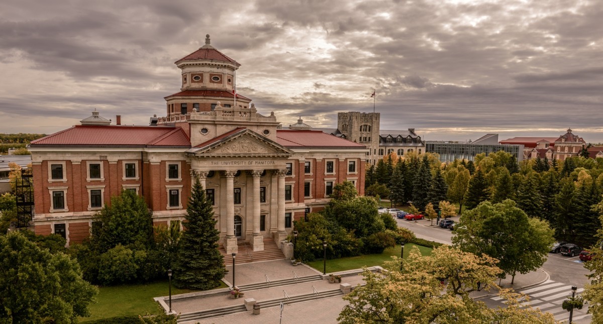 Administration building at the University of Manitoba