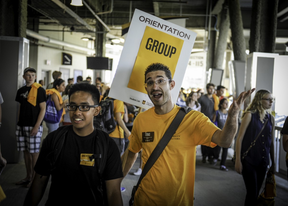 Orientation 2013: The Fort Garry campus was abuzz with student-volunteers and new and returning students.