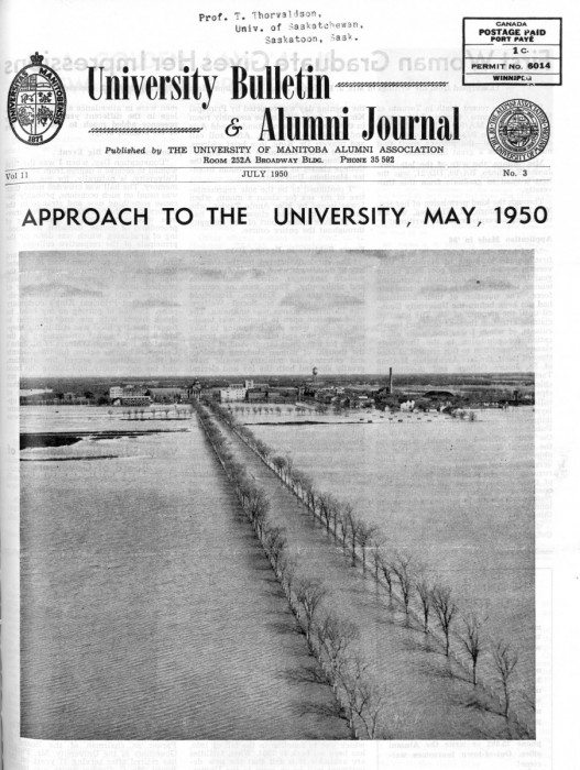 Bulletin 1950 flood cover.