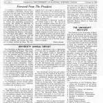 Bulletin, first issue, 1936.